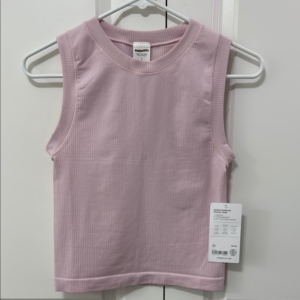 Athleta Renew Seamless Muscle Tank, Pink, Small, S, NWT!!!!!